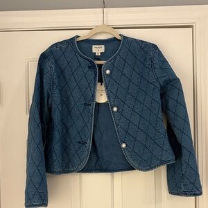 Kate Spade for Target Denim Blue Quilted Jacket